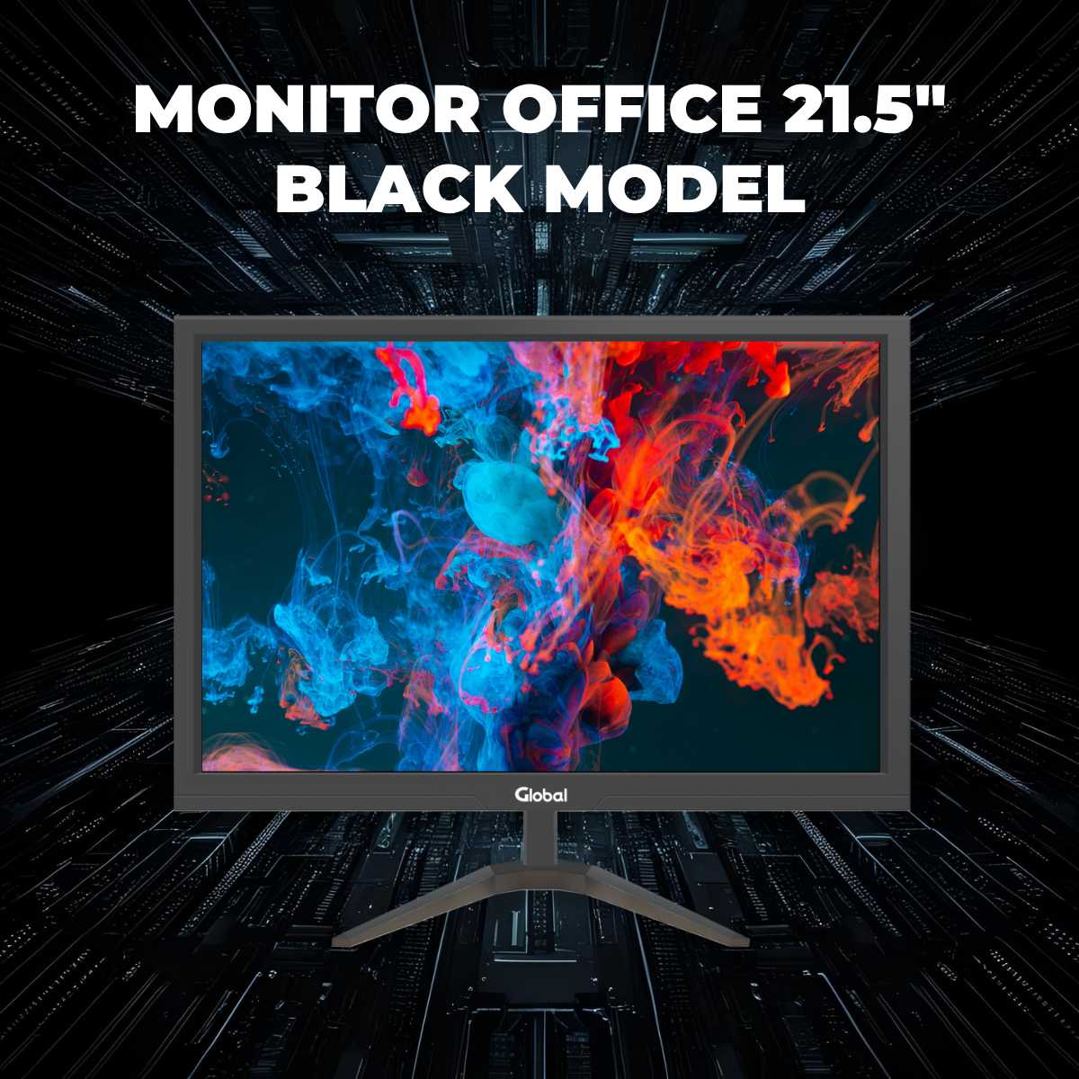 MONITOR 21.5  LED GLOBAL VGA/HDMI 60HZ 5MS