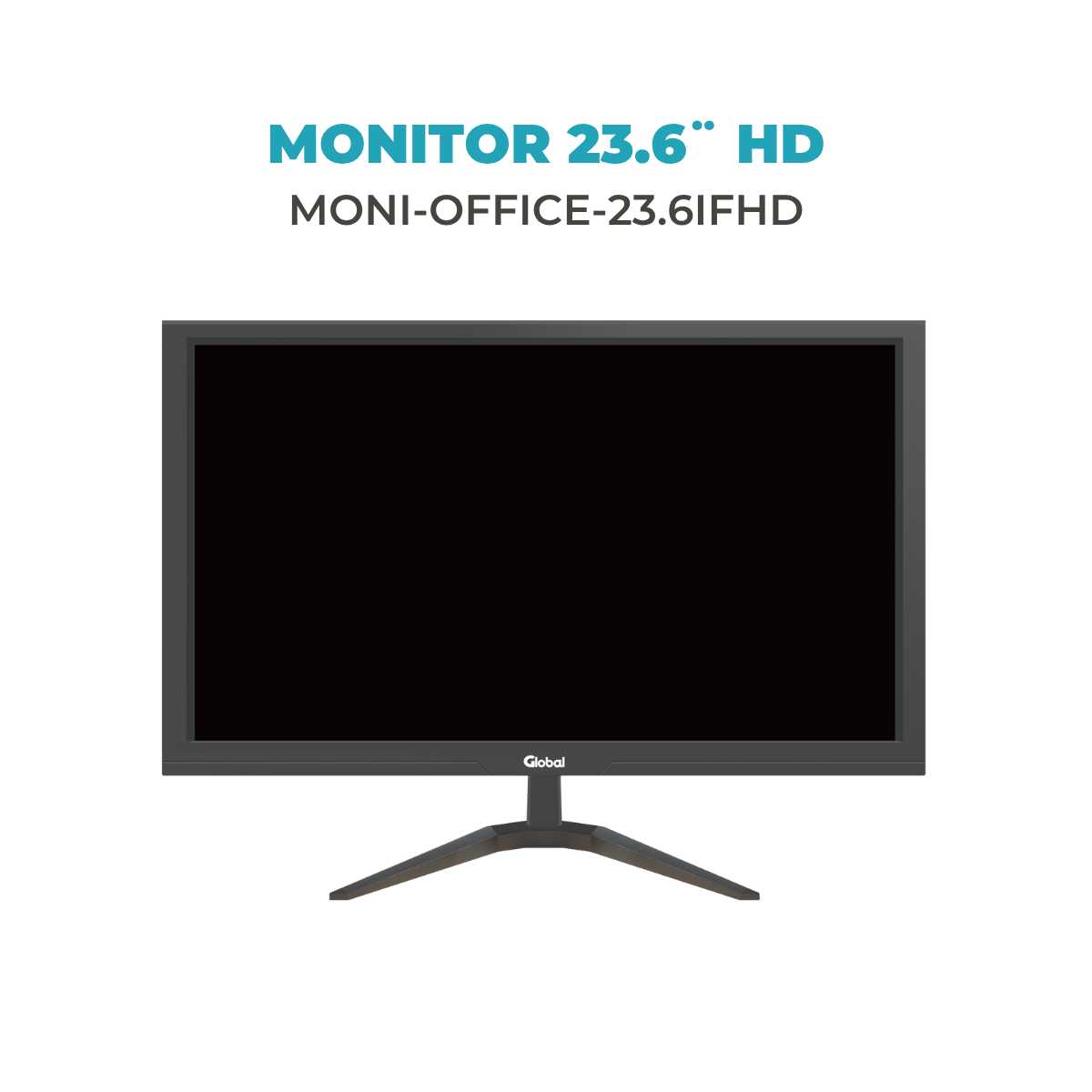 MONITOR 23.5  LED GLOBAL VGA/HDMI 60HZ 5MS