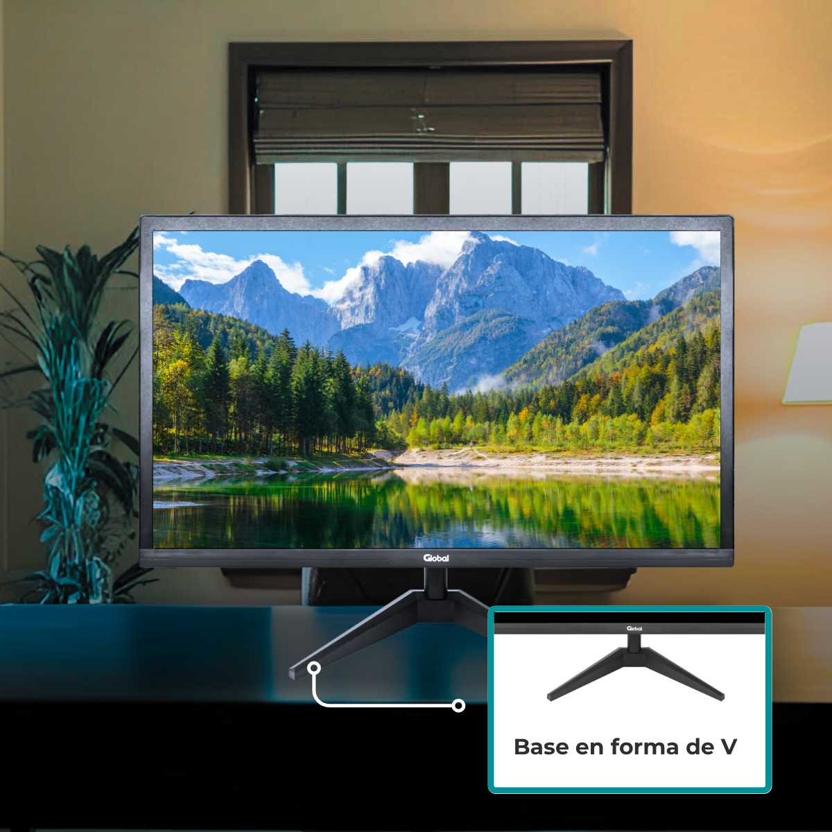 MONITOR 27  LED GLOBAL VGA/HDMI 60HZ 5MS