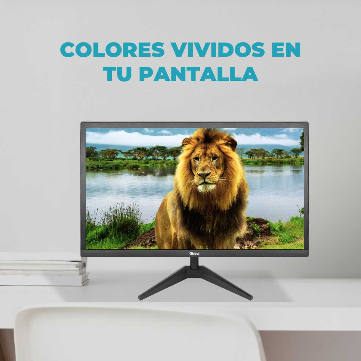 MONITOR 27  LED GLOBAL VGA/HDMI 60HZ 5MS