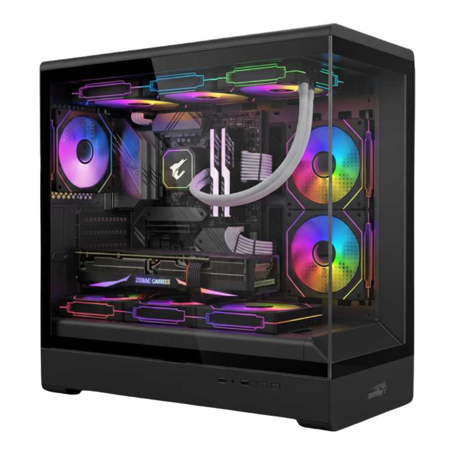 GABINETE SENTEY WALKER 360 ARGB 6 FAN BLACK