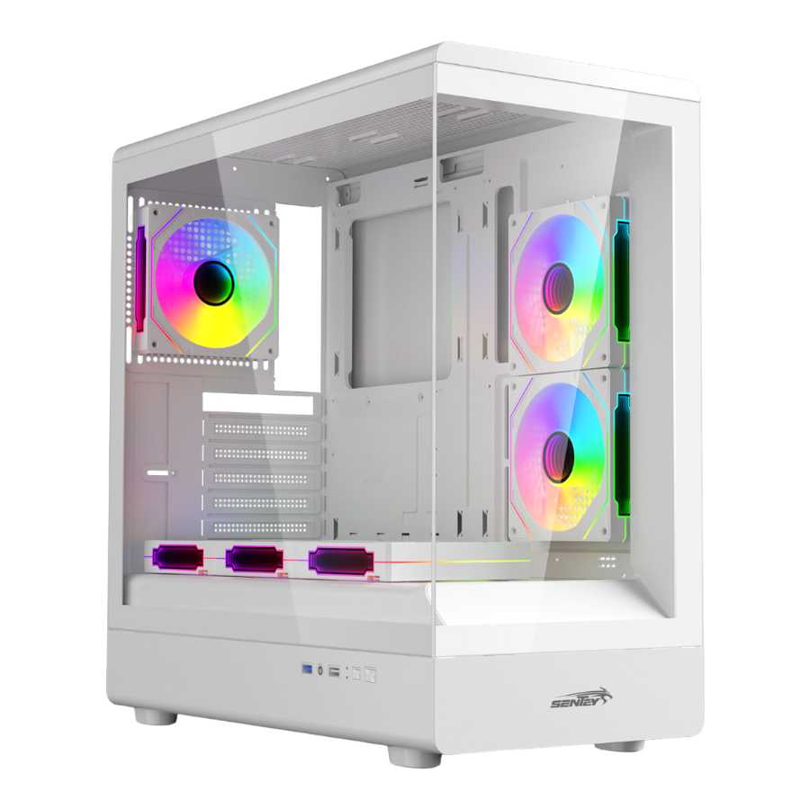 GABINETE SENTEY WALKER 360 ARGB 6 FAN WHITE