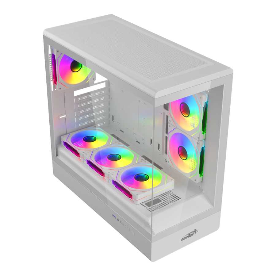 GABINETE SENTEY WALKER 360 ARGB 6 FAN WHITE