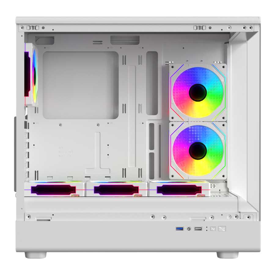 GABINETE SENTEY WALKER 360 ARGB 6 FAN WHITE