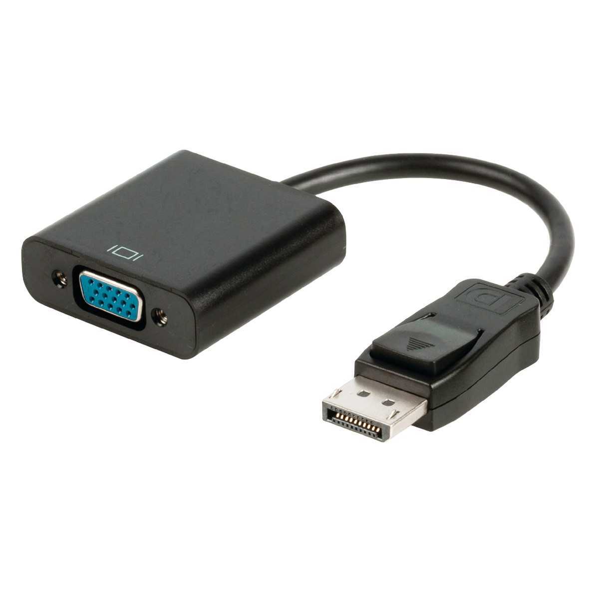 CONVERSOR DE DISPLAYPORT A VGA FULL 2019