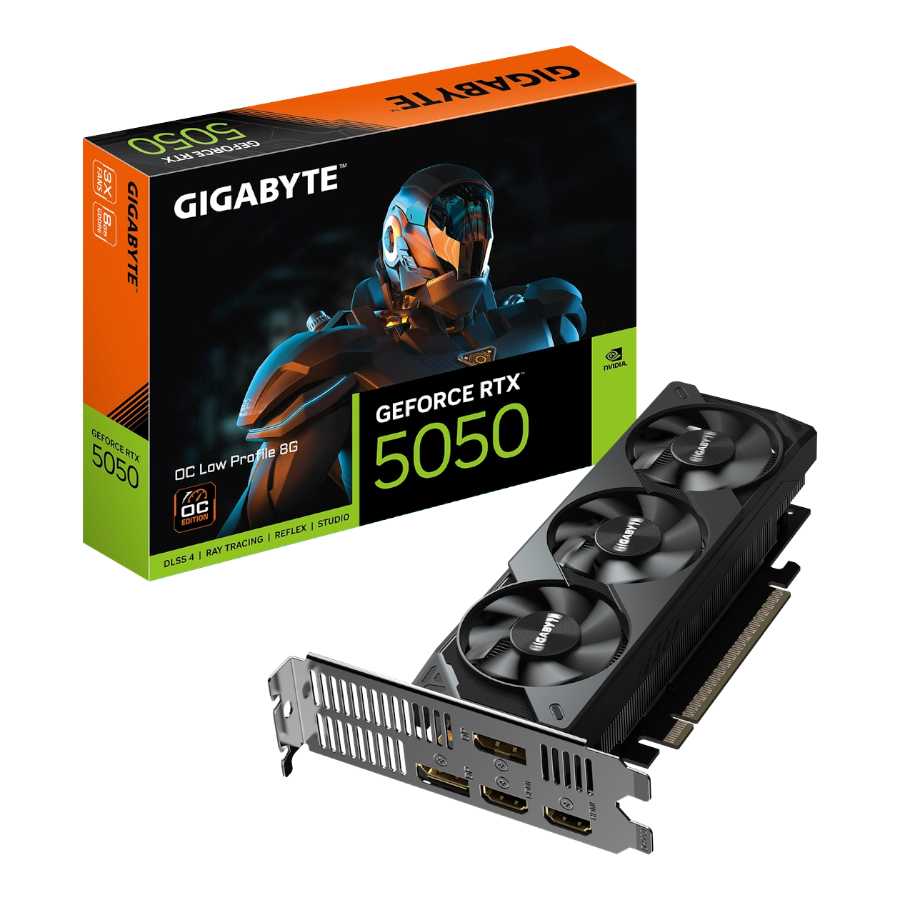 PLACA DE VIDEO GIGABYTE RTX 5050 8GB OC LP
