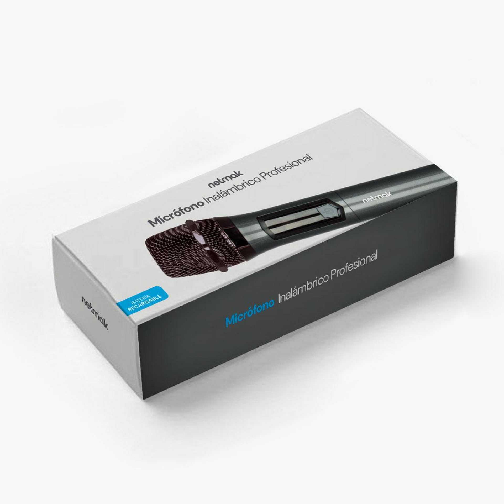 MICROFONO NETMAK MC23 INALAMBRICO RECARGABLE