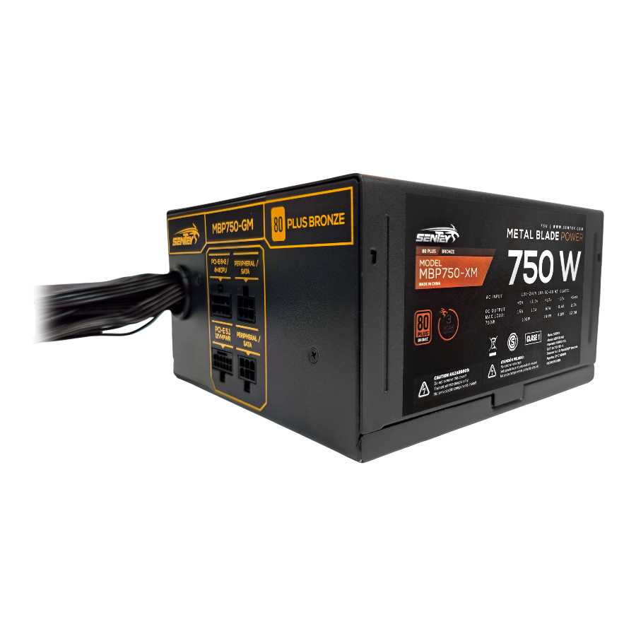 FUENTE PC 750W SENTEY 80+ BRONCE MBP750-XM