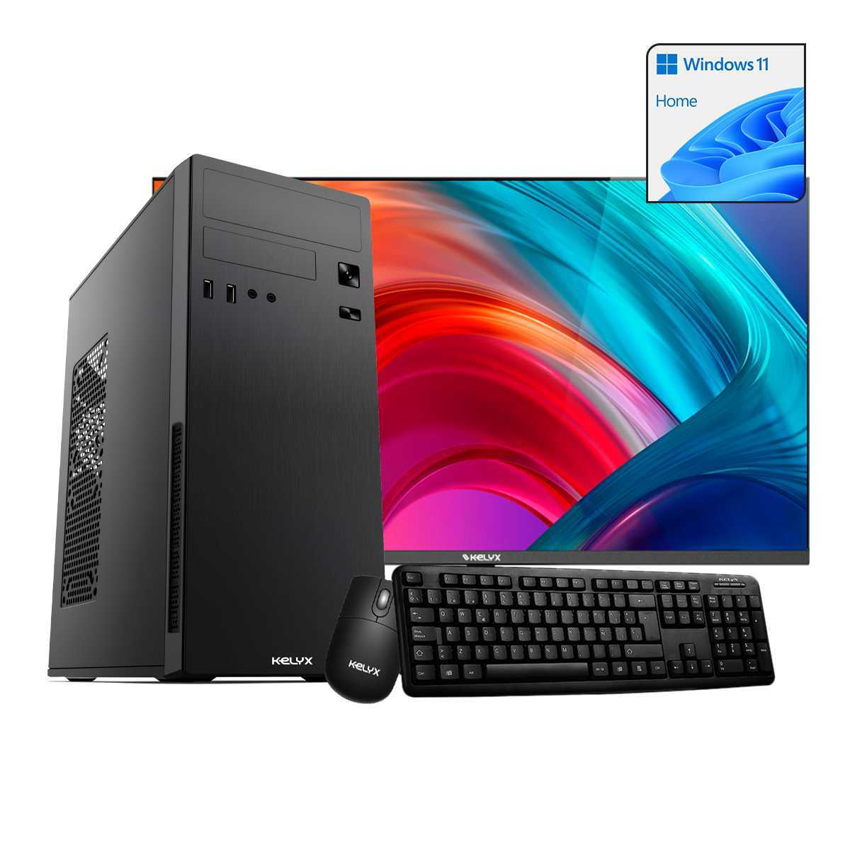 PC KELYX RYZEN 3 3200G (MONITOR 24 - 8GB DDR4 - M.2 256GB - GRAFICOS RADEON- WIN 11)