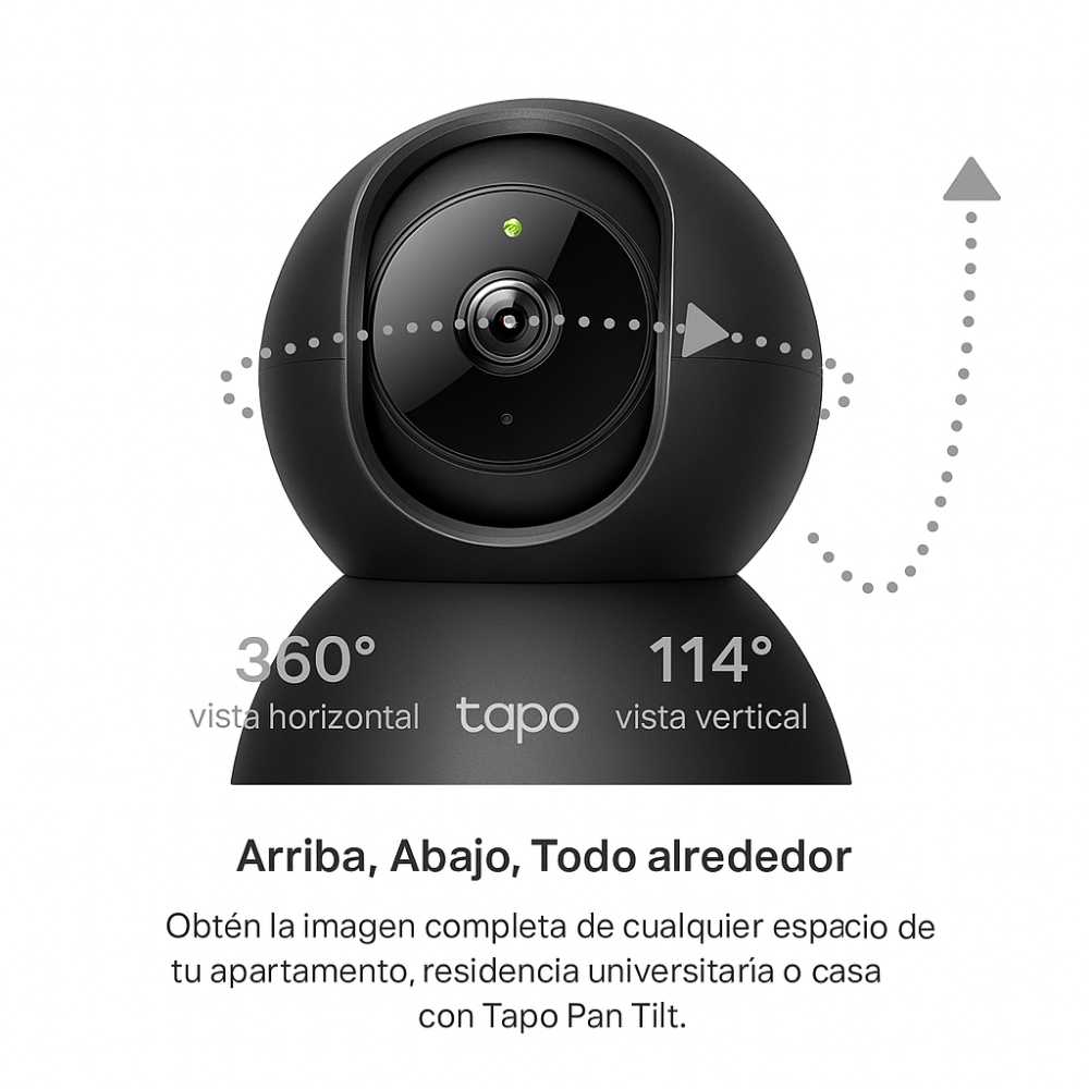 CAMARA IP WIFI TP-LINK TAPO C211 2K 3MP MOVIL 360-114