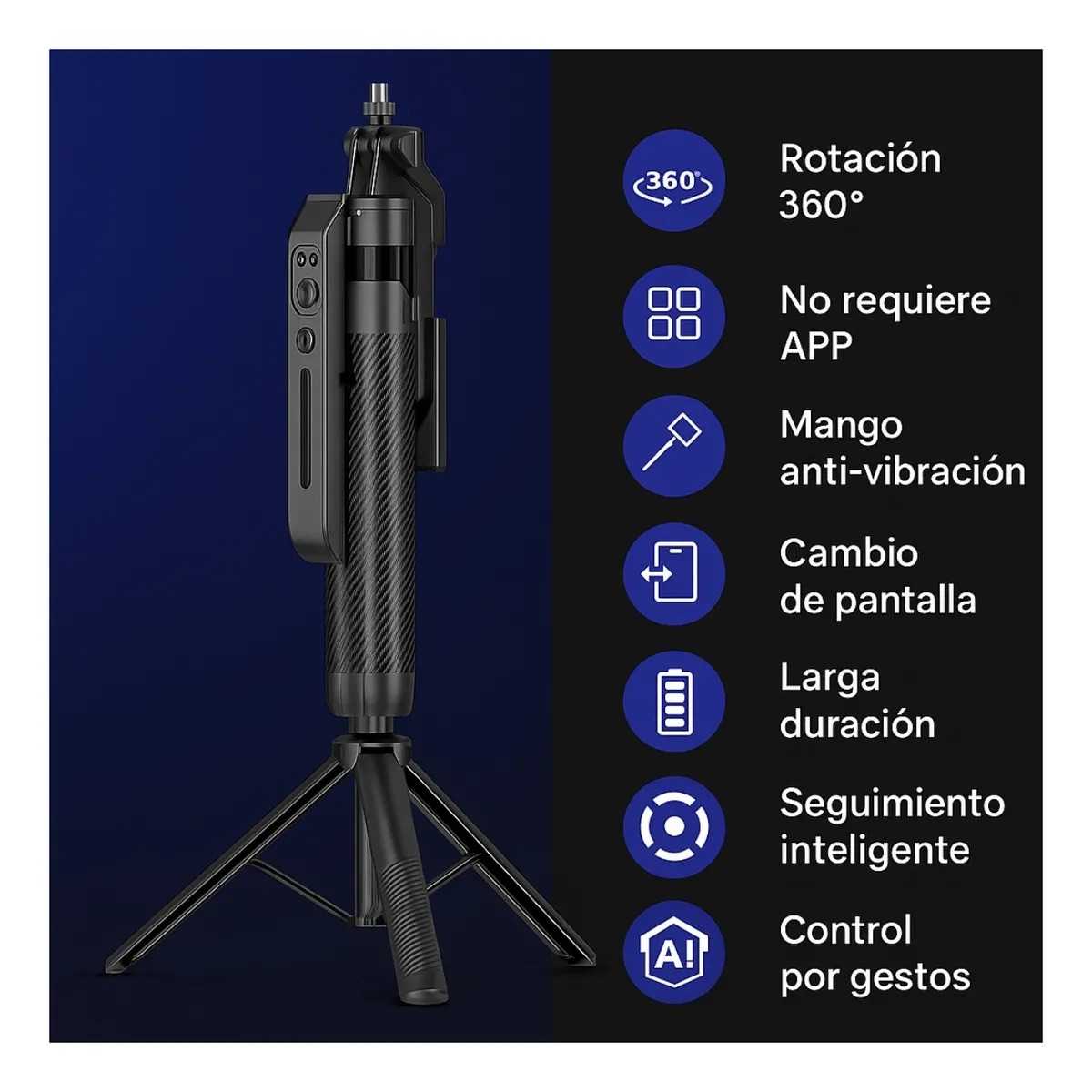 TRIPODE CELULAR SEISA 170CM C/SOPORTE CELULAR Y SEGUIMIENTO HX-ZJ6112