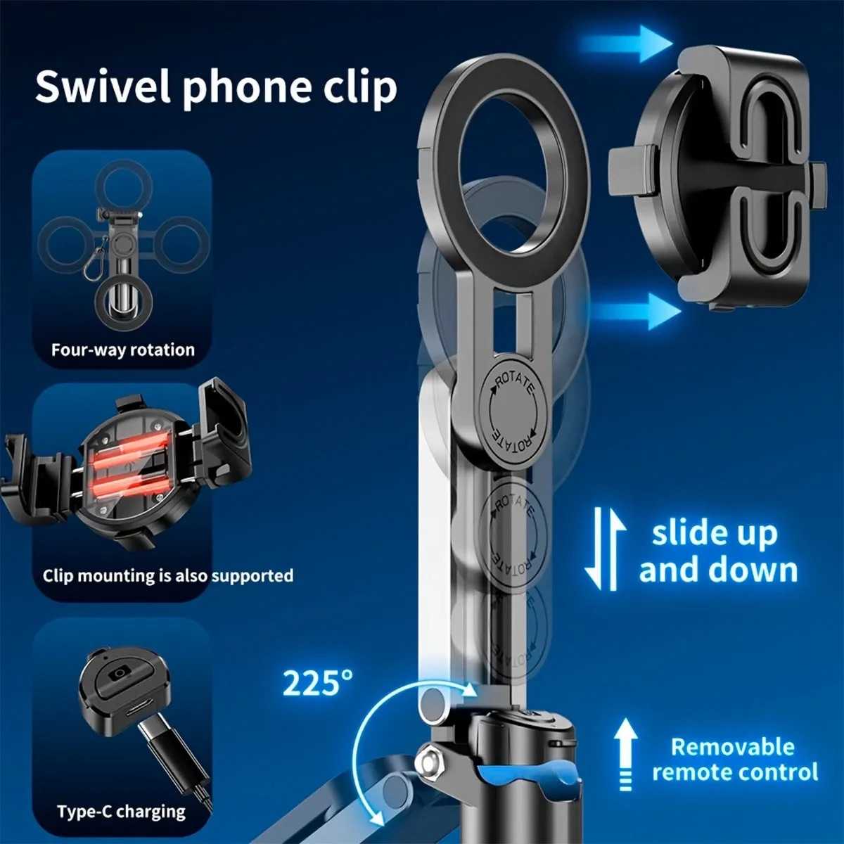 TRIPODE PARA CELULAR SEISA 42CM C/BT WEP-P15MINI