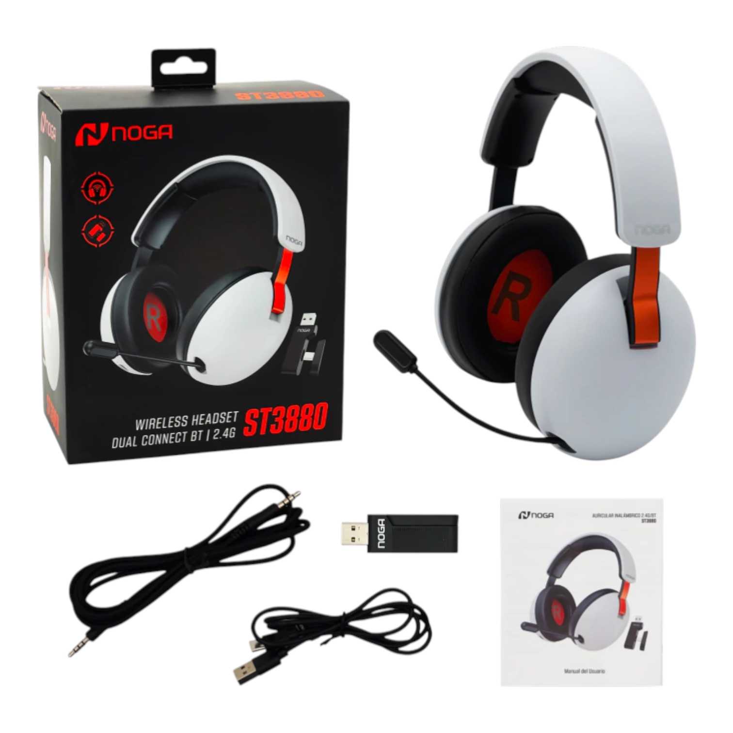 AURICULAR BT VINCHA NOGANET ST3880 + WIFI 2.4