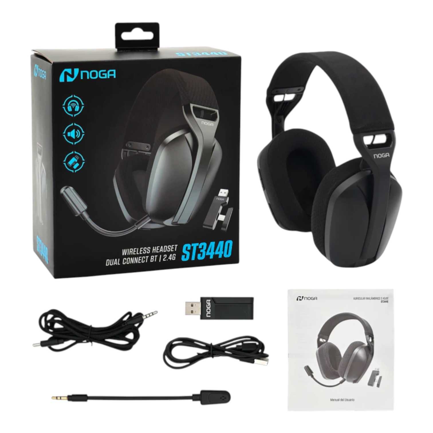 AURICULAR BT VINCHA NOGANET ST3440 + WIFI 2.4