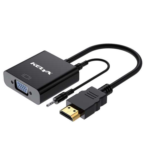 CONVERSOR DE HDMI-M A VGA-H  KELYX (CON AUDIO)