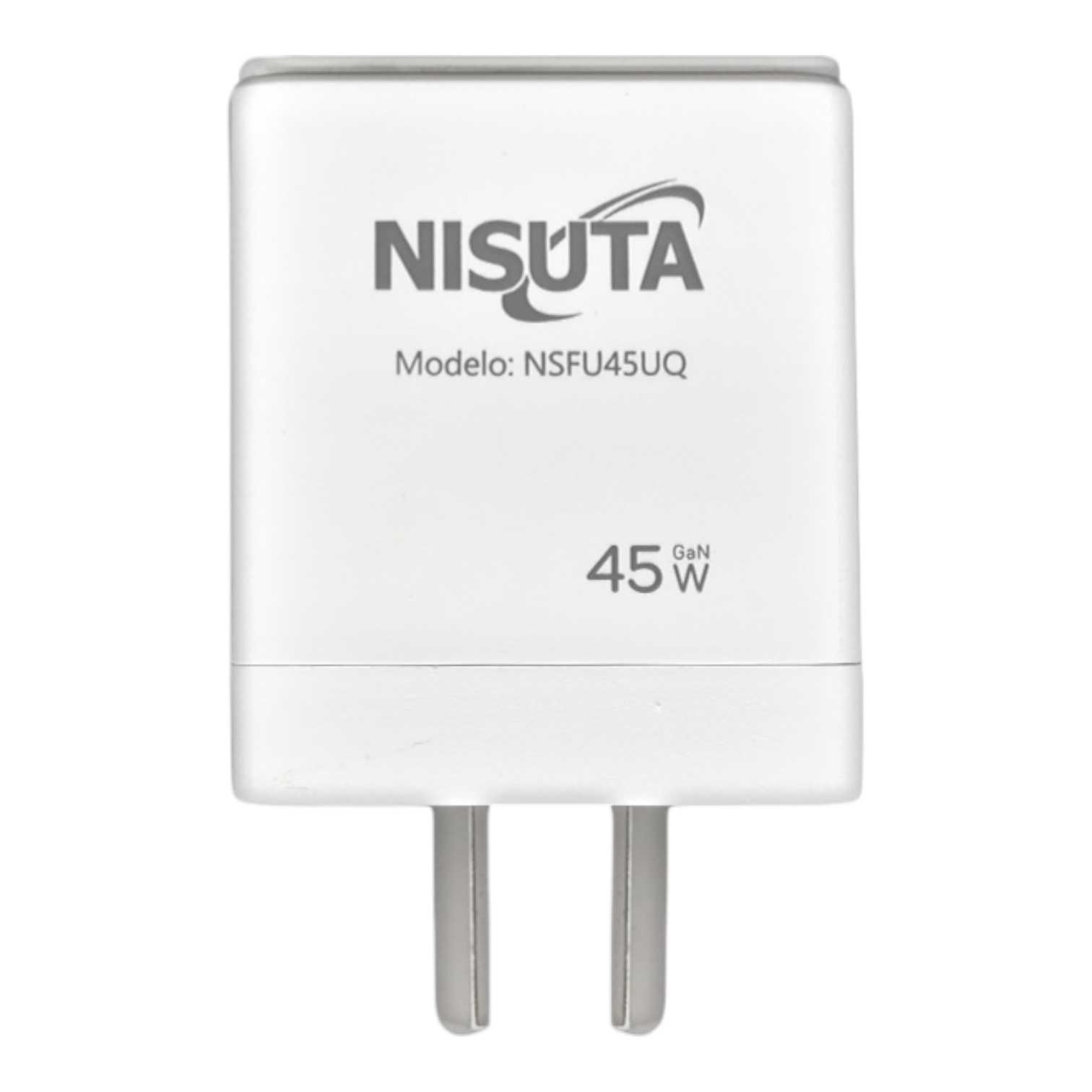 CARGADOR 220V TIPO C NISUTA NSFU45UQC 45W (PD+USB-A)