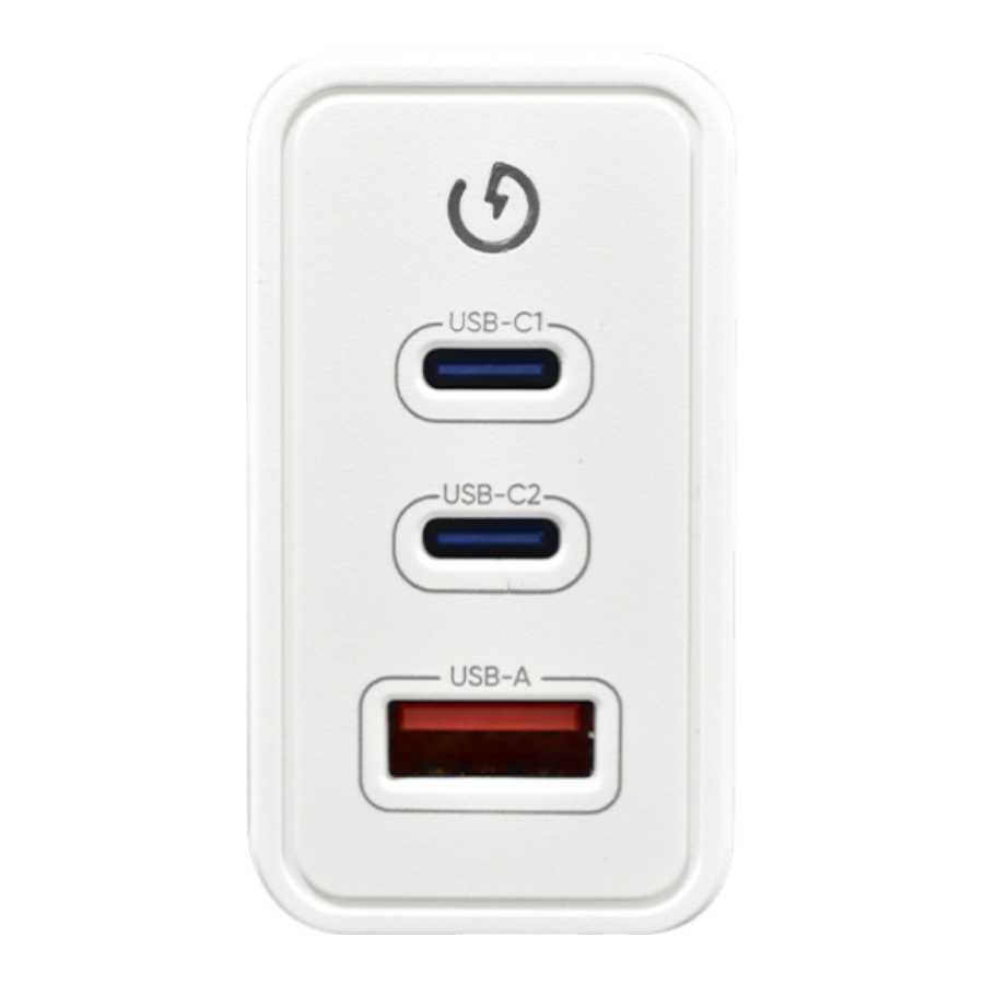 CARGADOR 220V TIPO C NISUTA NSFU65U2QC 65W CON CABLE C