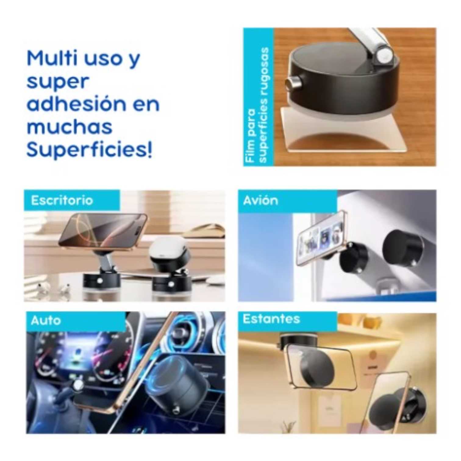 SOPORTE CELULAR RYR SHKER 360° ZJ-A2 MAGNETICO