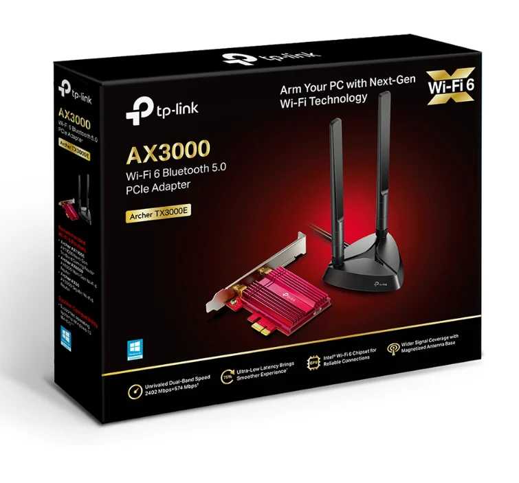 PLACA DE RED WIFI DB TP-LINK ARCHER TX3000E PCI-E WIFI6