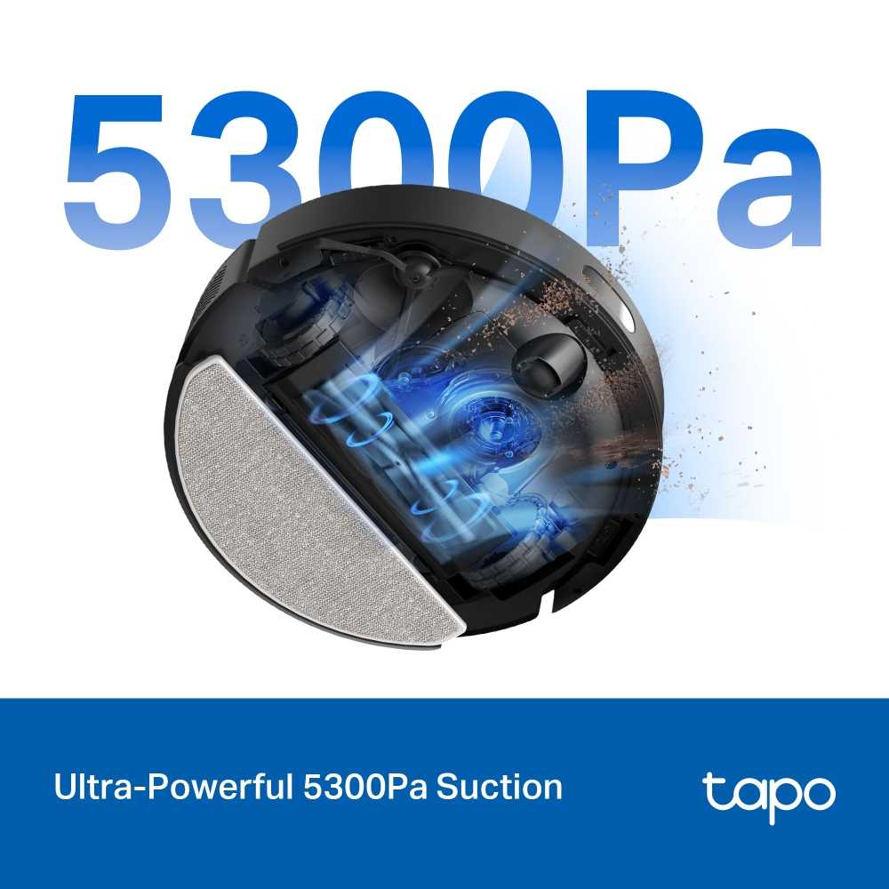 ASPIRADORA ROBOT TAPO RV30 MAX PLUS 5300 INT IMU DOCK DESCARGA