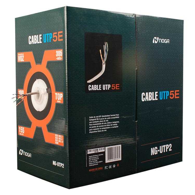 CABLE UTP NOGANET CAT 5E INTERIOR X METRO