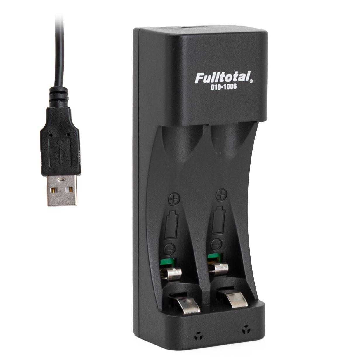 CARGADOR PILAS FULL NI.MH 2 CANALES 010-1006