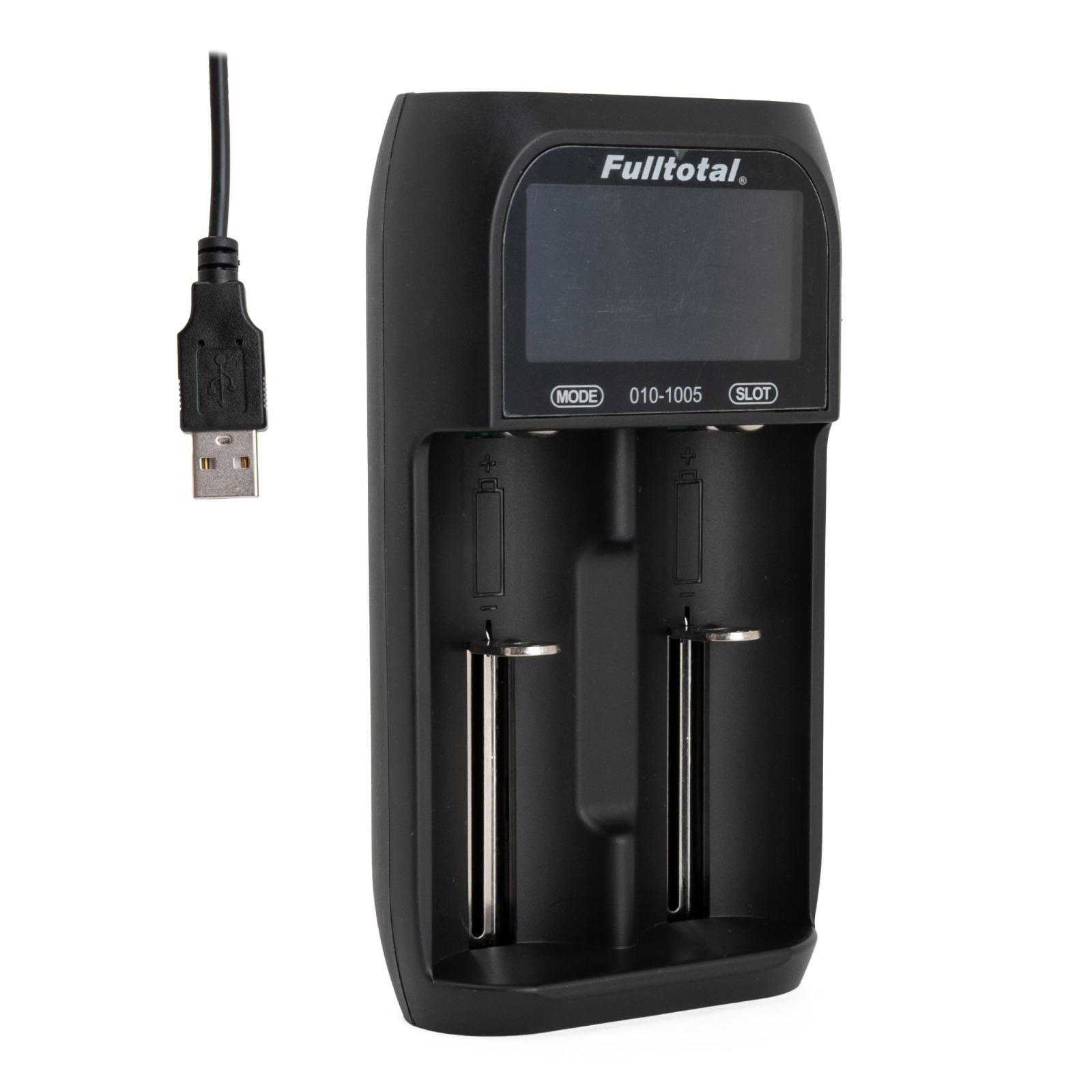 CARGADOR 220V MICRO USB FULL LITIO 2 CANALES 010-1005