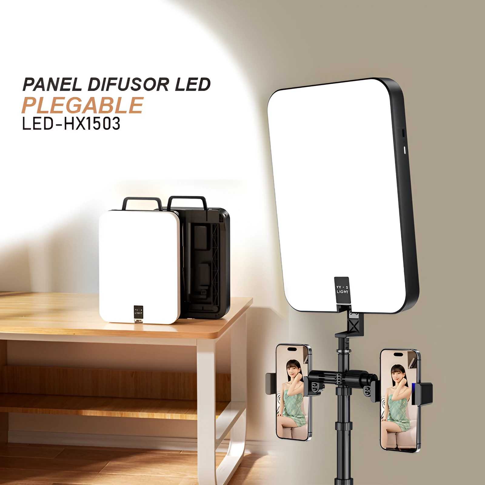 PANEL FOTOGRAFIA Y ESTUDIO PROFESIONAL LED-HX1503