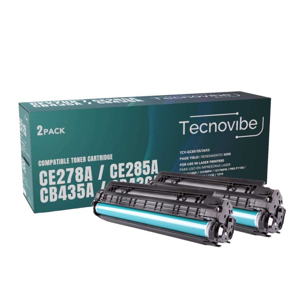 CARTUCHO TECNOVIBE TONER HP 85A 2 PACK