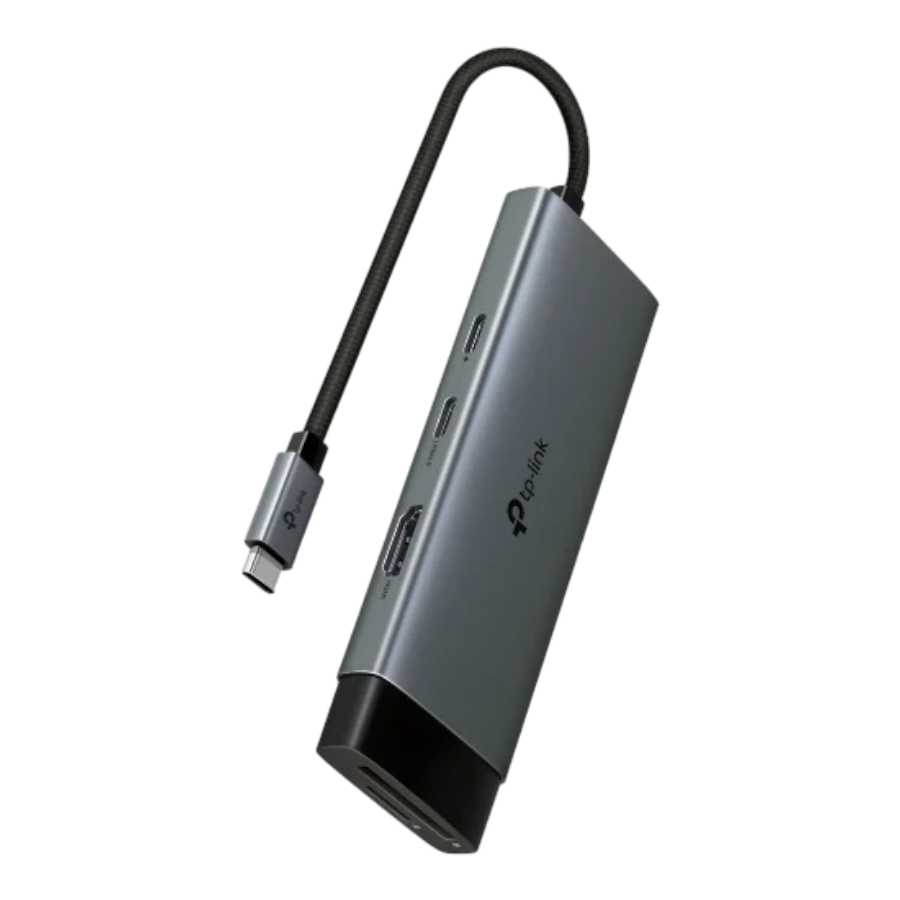 CONVERSOR DE USB C 3.1 A HDMI+RED +PD+HUB USB 3.0+LEC.TARJETA TP-LINK UH7020