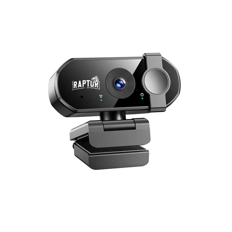 CAMARA WEB RAPTOR VISION 4K  C/MICROFONO C/TAPA