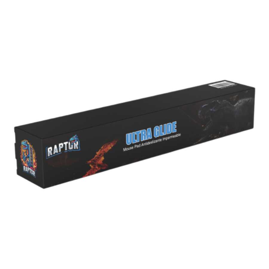 PAD MOUSE RAPTOR GAMER ULTRA GLIDE ANTIDESLIZANTE XL (900X400X3MM)