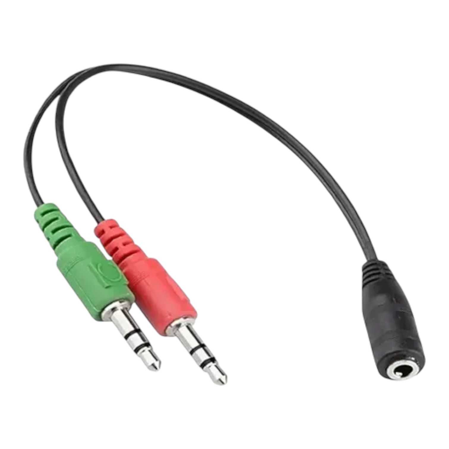 CABLE AUDIO ADAPTADOR 2 PLUG-HEMBRA(3C) A 1 PLUG-MACHO 4 CONTACTOS FULL