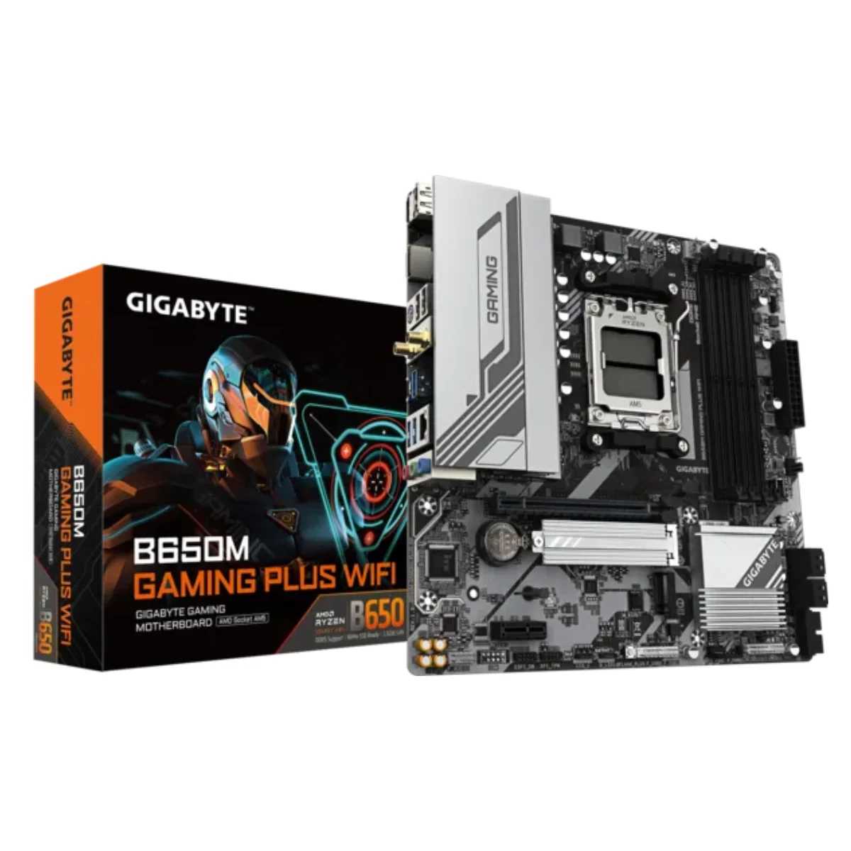 PLACA MADRE GIGABYTE B650M GAMING PLUS WIFI AM5 DDR5