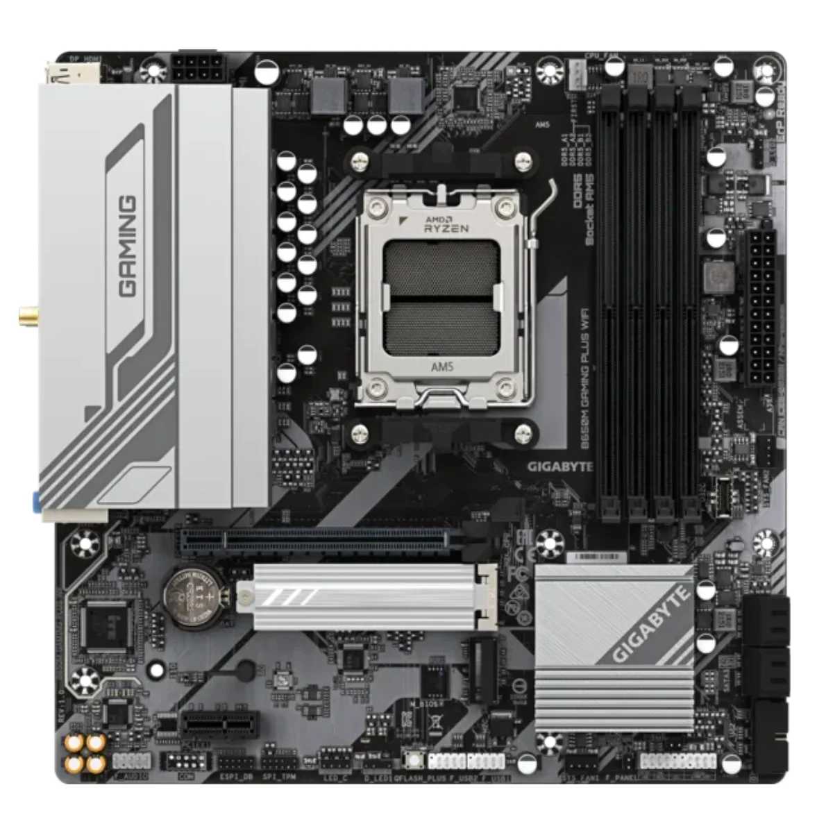 PLACA MADRE GIGABYTE B650M GAMING PLUS WIFI AM5 DDR5