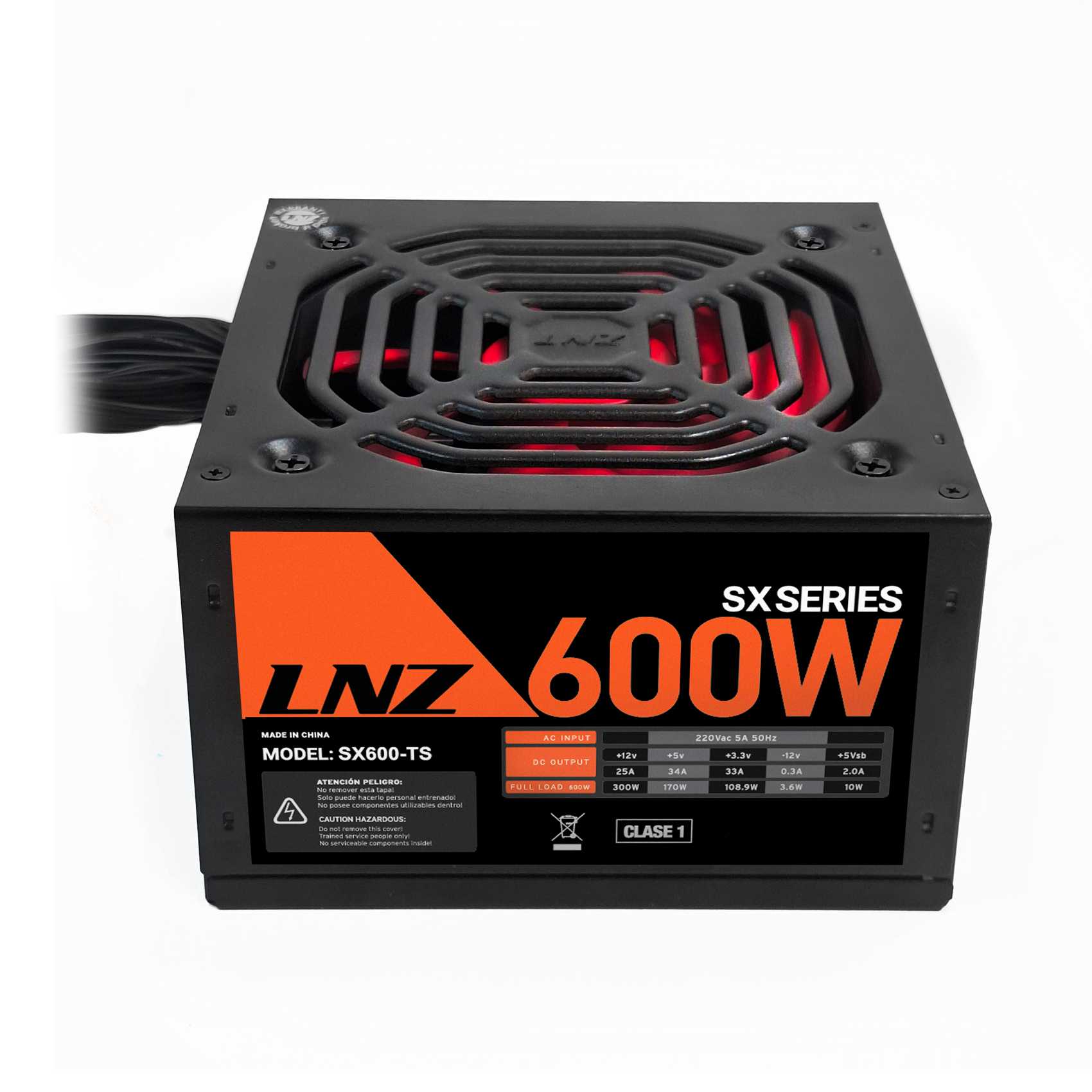 FUENTE PC 600W LNZ SX600-TS