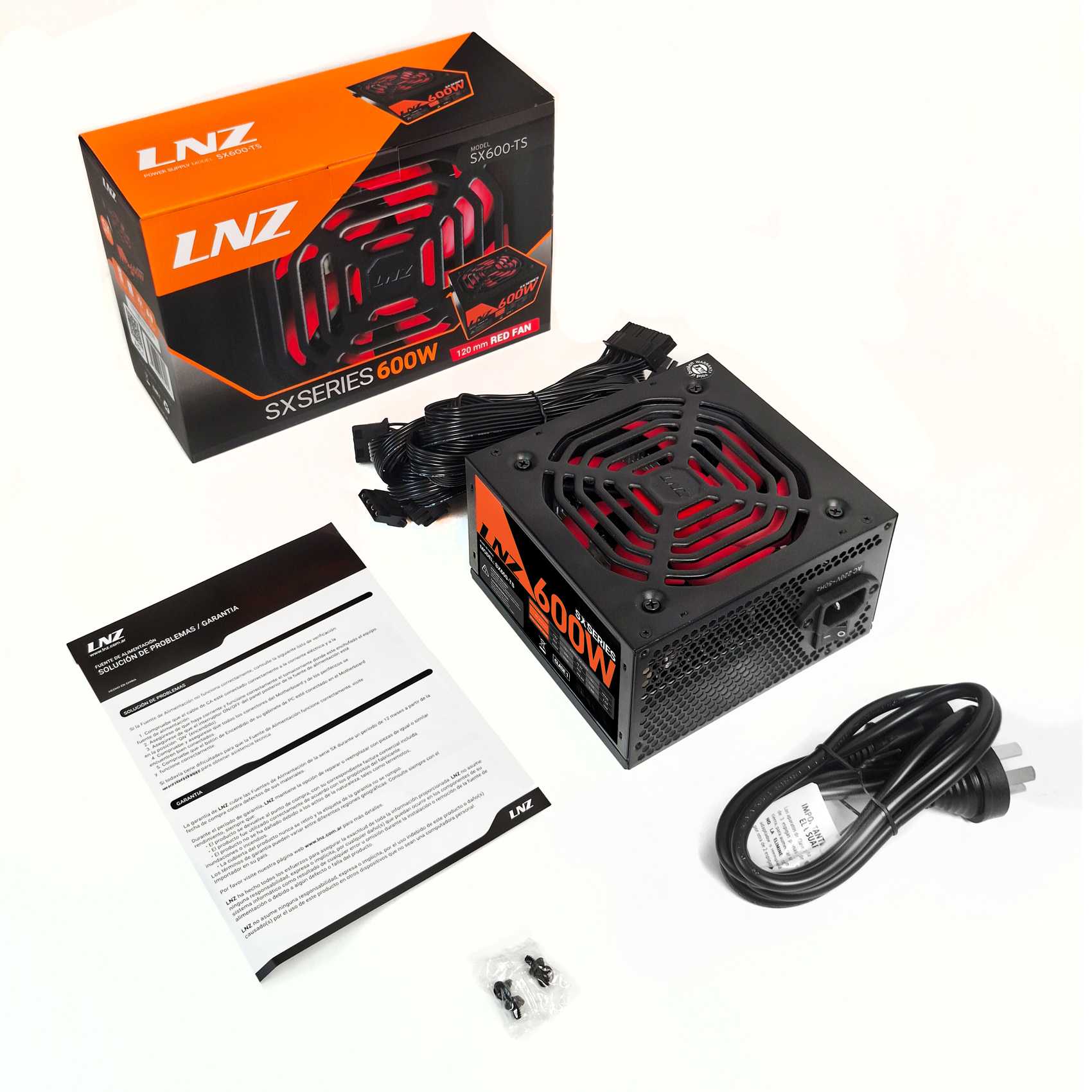 FUENTE PC 600W LNZ SX600-TS