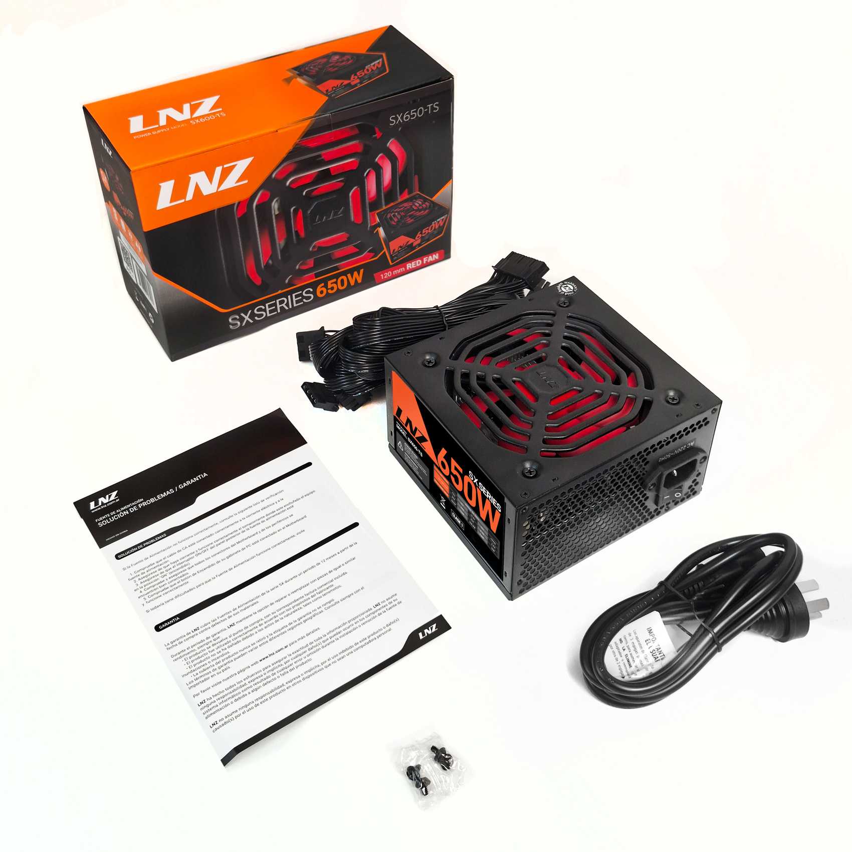 FUENTE PC 600W LNZ SX650-TS