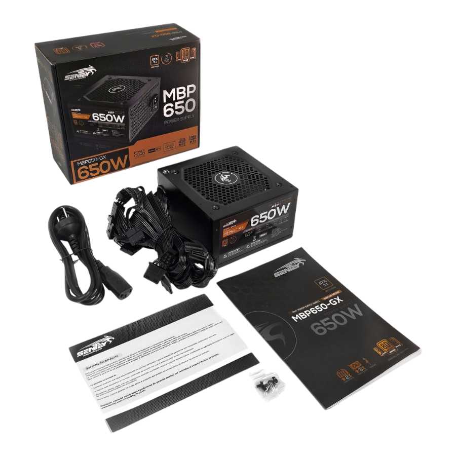 FUENTE PC 600W SENTEY 80+ BRONCE MBP650-GX