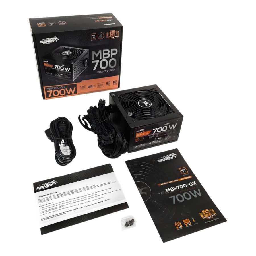 FUENTE PC 700W SENTEY 80 PLUS BRONCE MBP700-GX