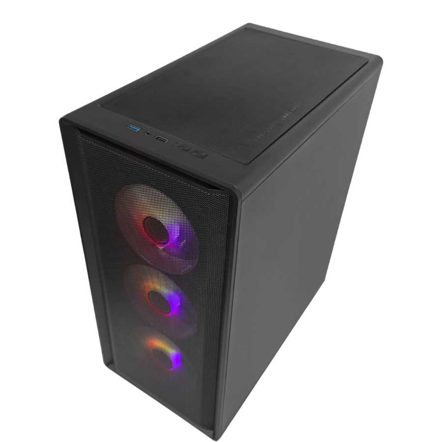 GABINETE SENTEY STREGA M40 4 FAN ARGB BLACK