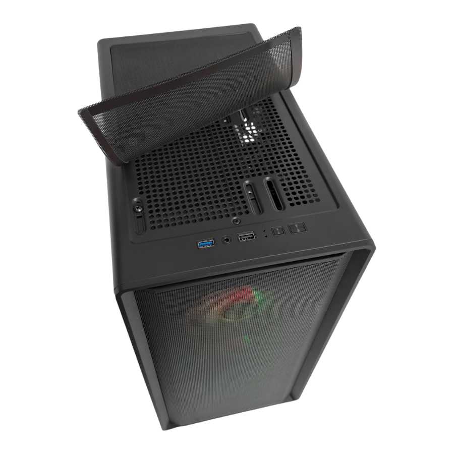 GABINETE SENTEY STREGA M40 4 FAN ARGB BLACK