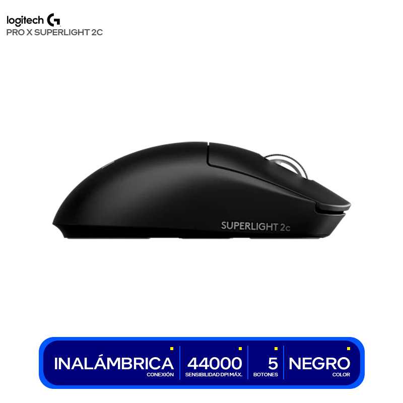 MOUSE LOGITECH G PRO X SUPERLIGHT 2C BLACK