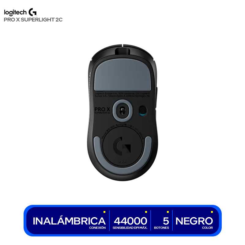 MOUSE LOGITECH G PRO X SUPERLIGHT 2C BLACK