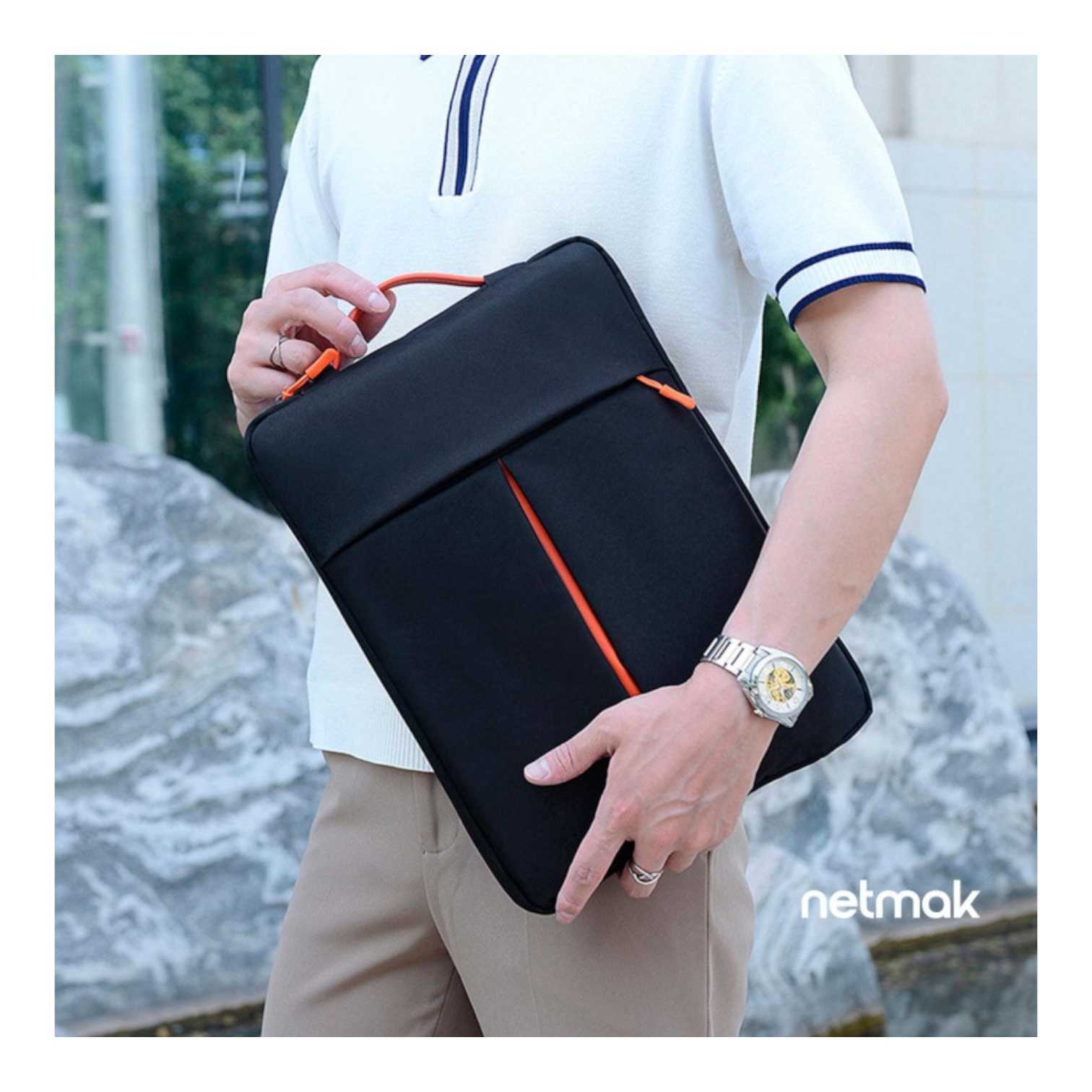 MALETIN NOTEBOOK NETMAK 15.4  NM-FN16 NEGRO