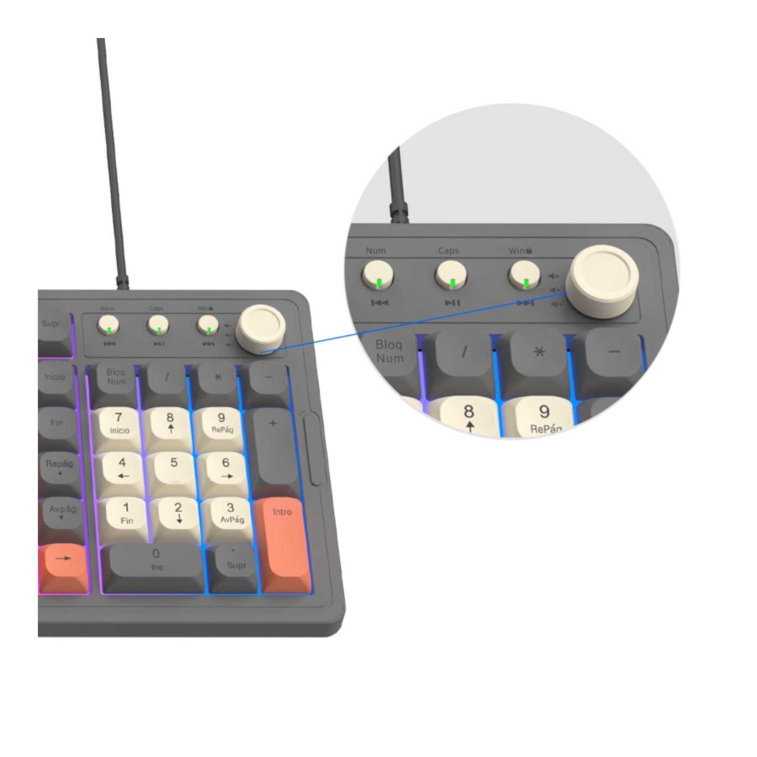 TECLADO NETMAK USB NM-TM32