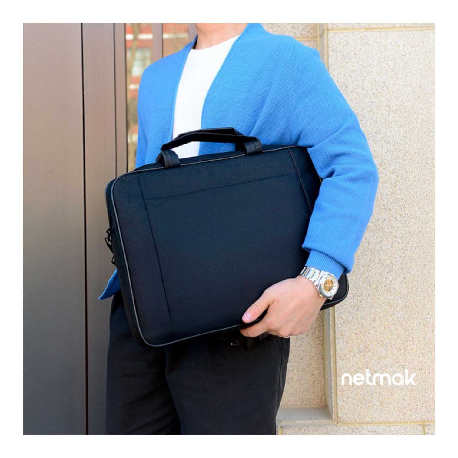 MALETIN NOTEBOOK NETMAK 15.4  NM-ML3 NEGRO