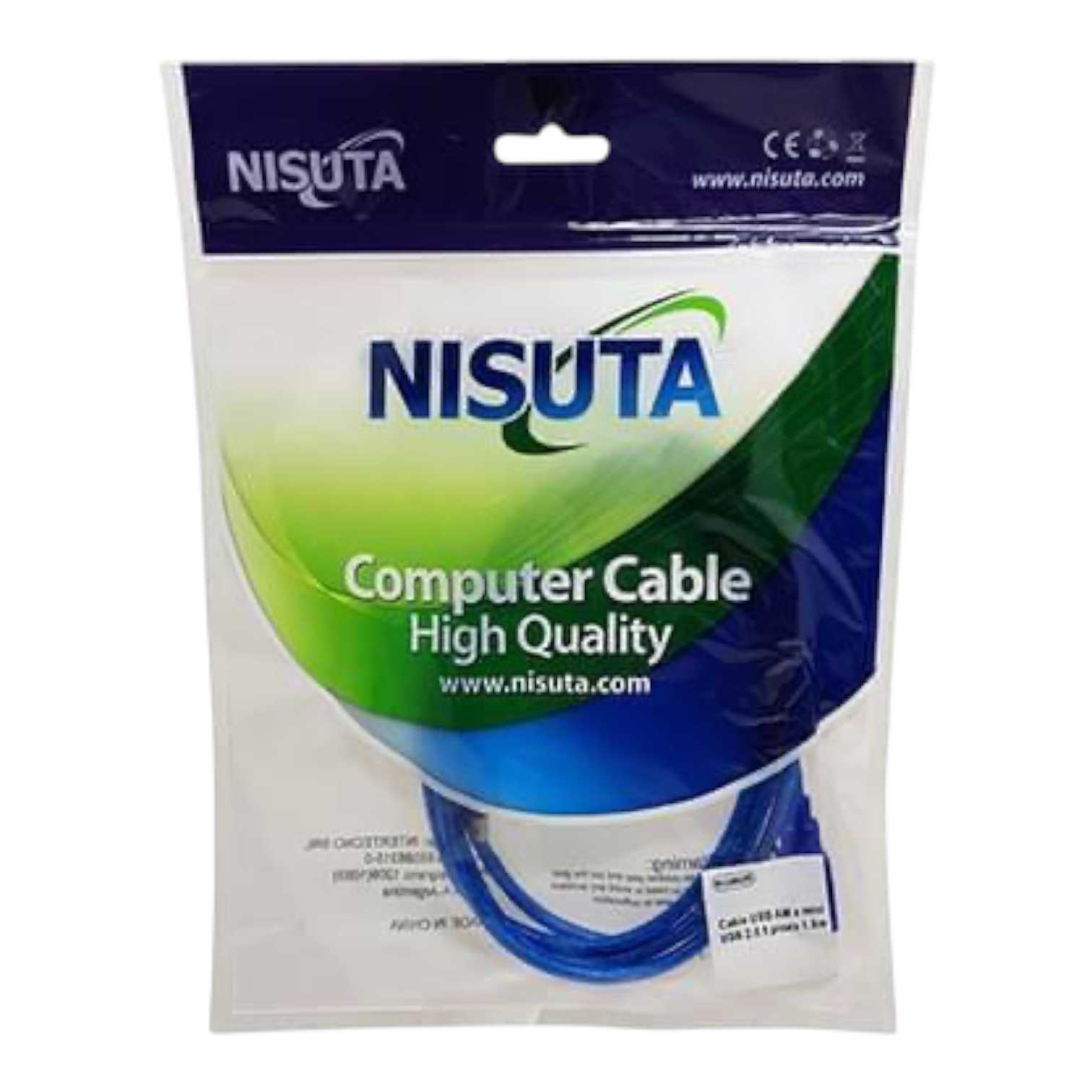 CABLE USB 2.0 MINI DE 5 PINES NISUTA NSCAMIUSR