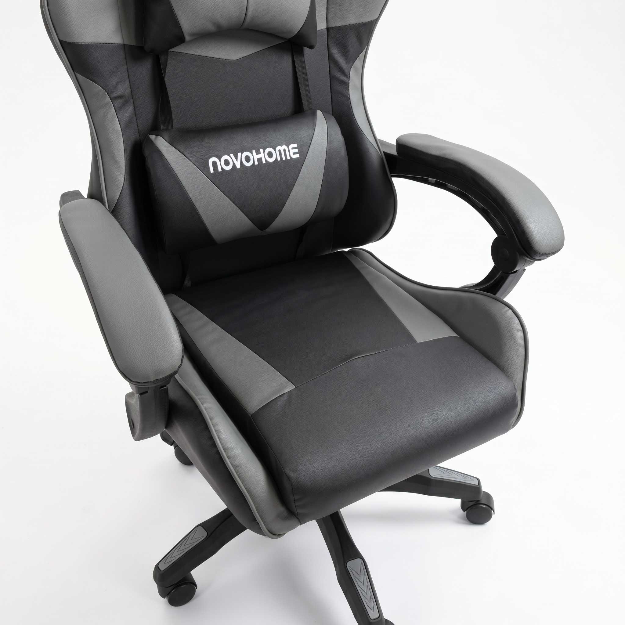 SILLA GAMER NOVOHOME NH-GC502 GRIS--