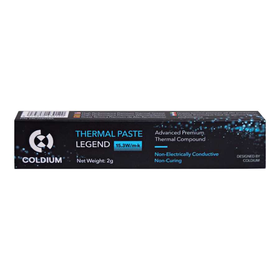PASTA TERMICA COLDIUM LEGEND 2G OVERCLOCKING EDITION 15.3W/MK